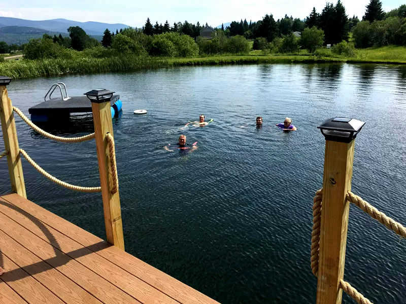 Bear Rock Suites - Colebrook NH Lodging Swimming FUN